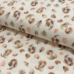Pletenina Baby Mermaids digital print