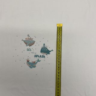 Pletenina Well Dressed Sealife PANEL digital print