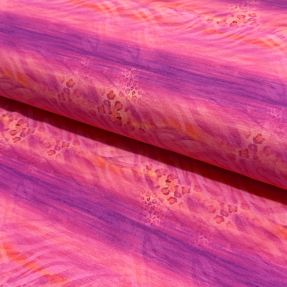Pletenina Fancy Horses stripe digital print