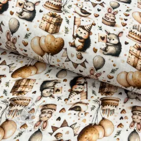 Tetra Tkanina/Muslin Cuties design D digital print