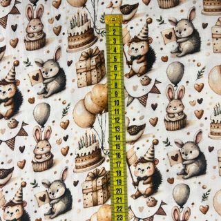 Dvostruka gaza/muslin Cuties design D digital print