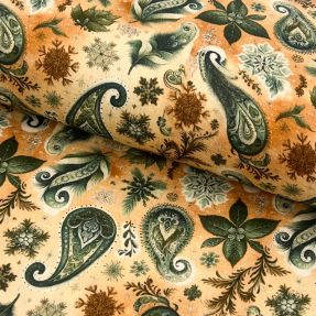 Dvostruka gaza/muslin Floraly mix design E digital print