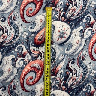 Dvostruka gaza/muslin Eucalyptus and more design E digital print