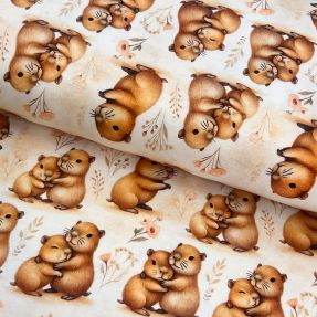 Pletene tkanine Sweet hugs design B digital print