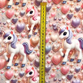 Pletene tkanine Sparkle time design A digital print