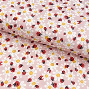 Pletenina Baby Ladybug rose digital print
