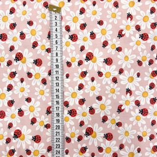 Úplet Baby Ladybug rose digital print