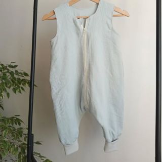 Dvoslojna gaza/muslin baby blue ORGANIC