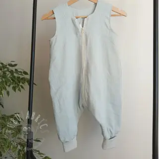 Tetra Tkanina/Muslin baby blue ORGANIC