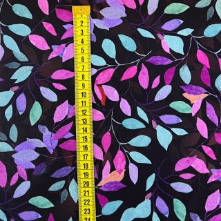 Viskoza RADIANCE Barbara black digital print