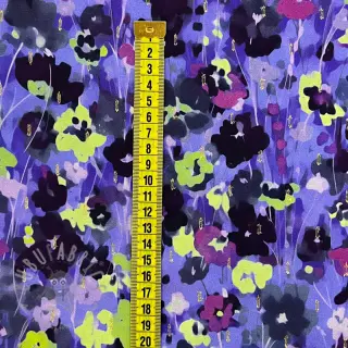 Viskoza LUREX Dark night flowers digital print