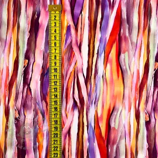 Viskoza RADIANCE Abstract stripes pink digital print