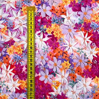 Viskóza RADIANCE Gracia flowers digital print