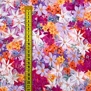 Viskoza RADIANCE Gracia flowers digital print