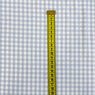 Pamučna tkanina YARN DYED CHECK BRUSHED light blue