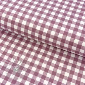 Pamuk FLANNEL Check mauve