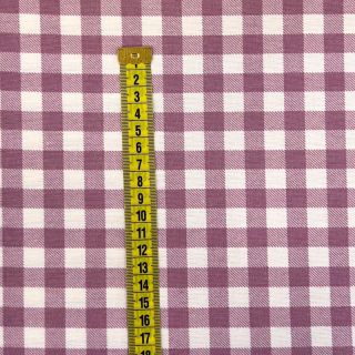 Pamučna tkanina flanel Check mauve