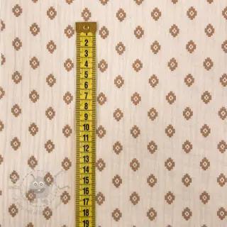 Tetra Tkanina/Muslin Bohemian SIMPLY NATURAL digital print ORGANIC