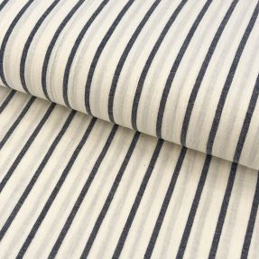 Dvostruka gaza/muslin YARN DYED Thin strip navy