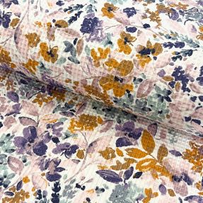 Pamučni vafel Flowie meadow digital print