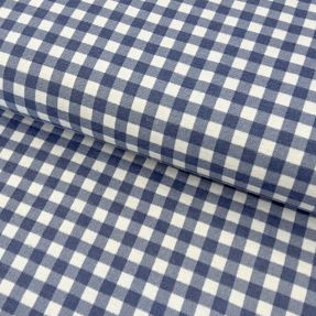 Pamučna tkanina flanel Check blue