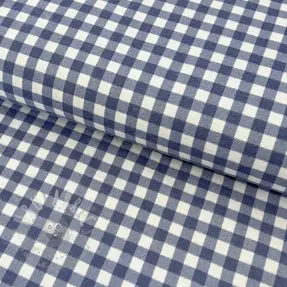 Pamuk FLANNEL Check blue