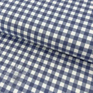 Pamuk FLANNEL Check blue