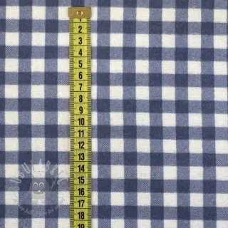 Pamuk FLANNEL Check blue