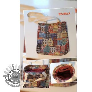 Dekorativna tkanina GOBELIN PREMIUM City canal house