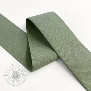 Elastika 4 cm olive green