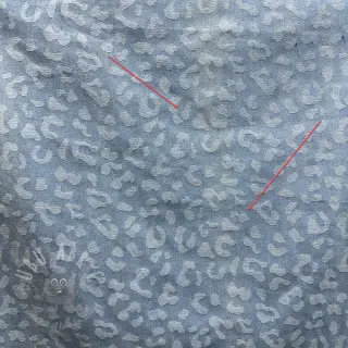 JEANS JACQUARD Animal skin light blue 2.klasa