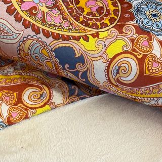Umjetno krzno Paisley digital print