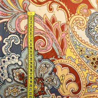 Umjetno krzno Paisley digital print