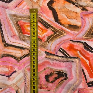 Viskoza STRETCH Somer design B digital print