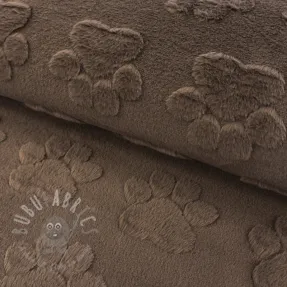 Flis Paw prints brown