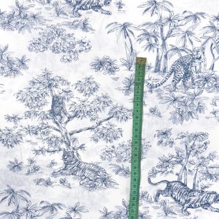 Bavlnená látka Acajou blue PERCALE
