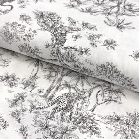 Bavlnená látka Acajou graphite PERCALE