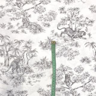 Bavlnená látka Acajou graphite PERCALE