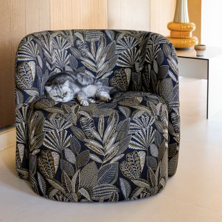 Dekorativna tkanina jacquard Legende bleu