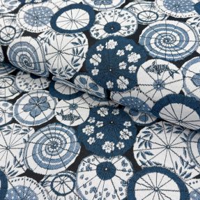 Dekorativna tkanina jacquard Kusmi bleu