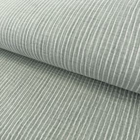 Dvostruka gaza/muslin YARN DYED Stripes old green