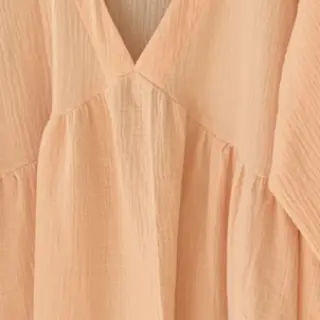 Tetra Tkanina/Muslin light salmon ORGANIC