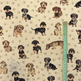 Dekorativna tkanina GOBELIN PREMIUM Little dachshund play
