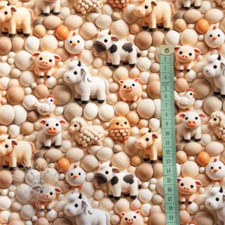 Triko Cutie pies design B digital print