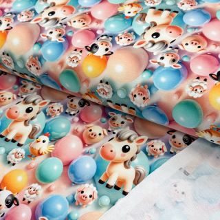 Triko Happy horse design A digital print