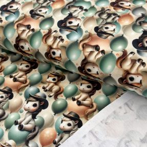 Triko Happy horse design B digital print