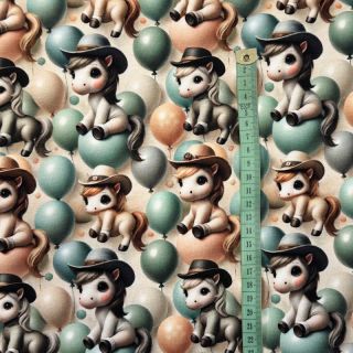 Triko Happy horse design B digital print