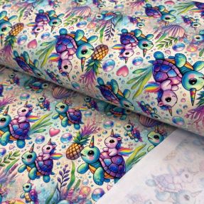 Triko Pretty unicorns design C digital print