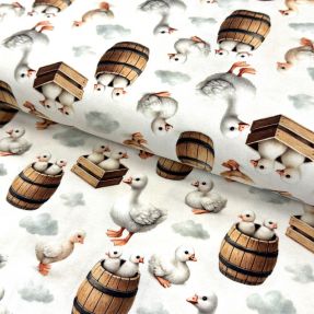 Pletenina Farm love design A digital print