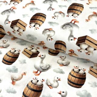 Pletenina Farm love design A digital print